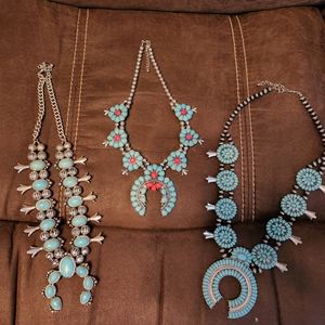 Lot of 3 FAUX Squash blossums